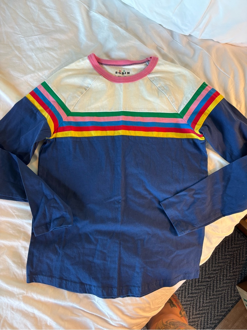 Mini Boden 100% Cotton Long Sleeve Size 11/12